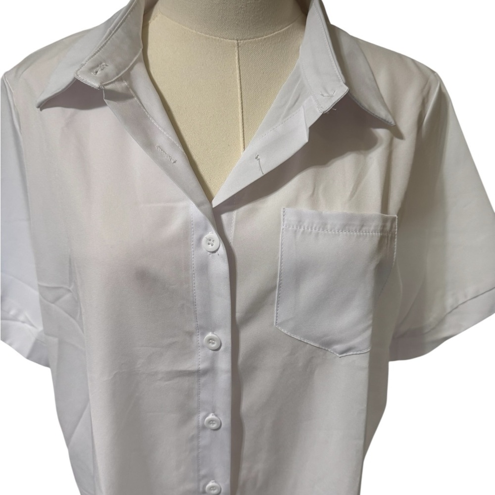 Boutique Classic White Shirt SZ LG - Picture 3 of 4